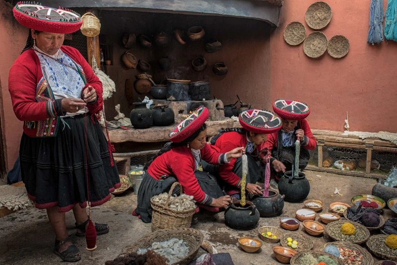 Chinchero weaving demonstrations