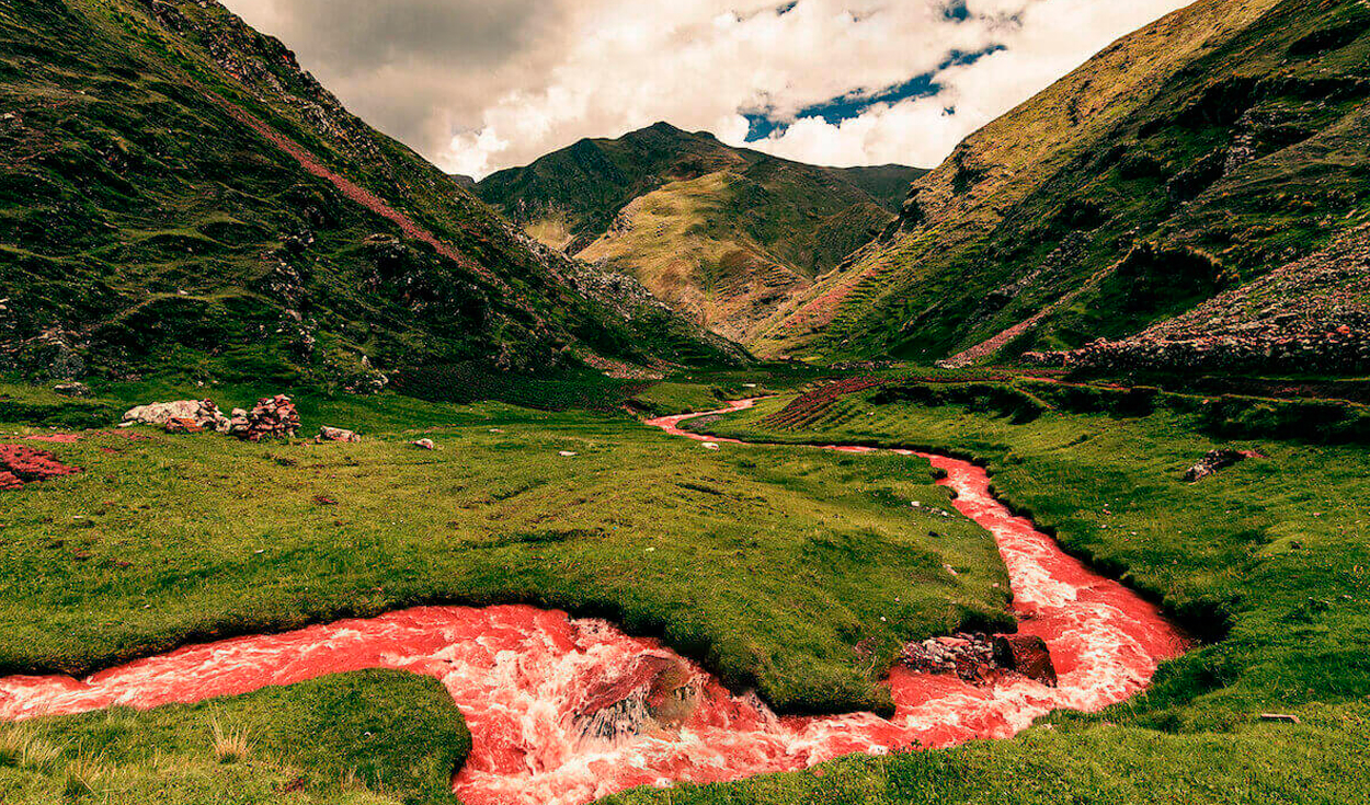 The Red River in the Cusco Region.